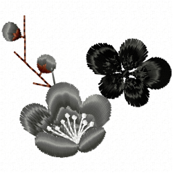 Flowers And Tree Embroidery Design 11 Flowers And Tree Embroidery Design 11